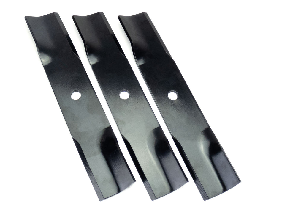 (3) Medium Lift Blades for Hustler Fastrak 48" 601123 601123X