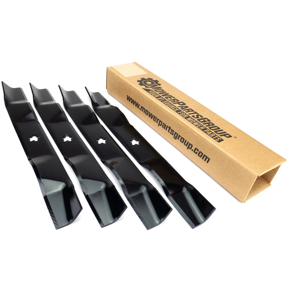 (4) Blades for AYP & Husqvarna 38" LT2113, LT2114 193957, 532193957, 581116302