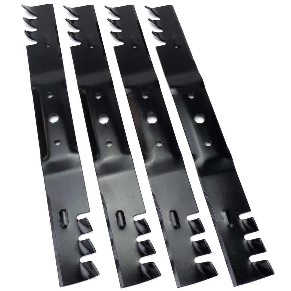 (4) Mulching Blades for John Deere 42" L100, L110 and Many More GX20249, GX20433