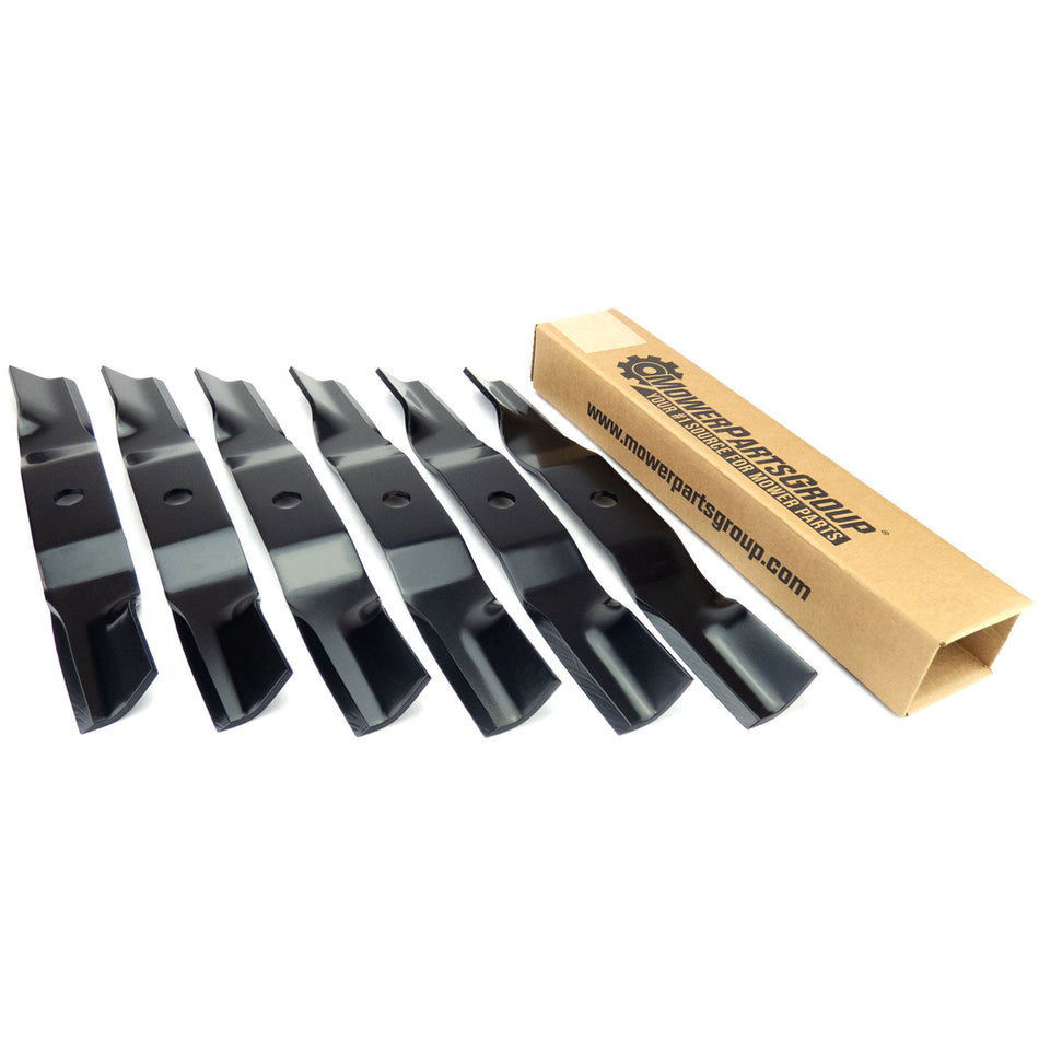 (6) Mulching Blades for Kubota 54" ZG, ZD, H30T - K5619-34350