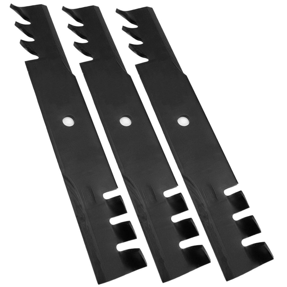 (3) Heavy Duty Mulching Blades Fits 48" Decks 038-4827-00 103-2527 5020843 4919100