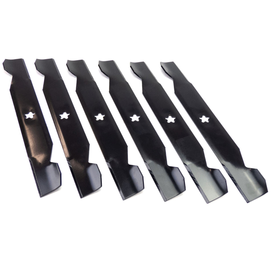 (6) Blades Fits AYP Craftsman Husqvarna Poulan 50" GT 200 PP20H50J 532137380 137380 156468