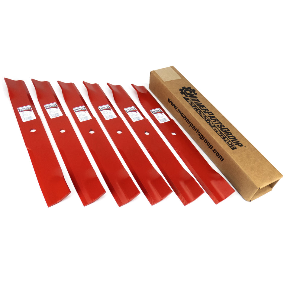 6 USA Mower Blades Hi Lift fits Gravely 89796, 8979651, 090812, 08898900, 60" Deck