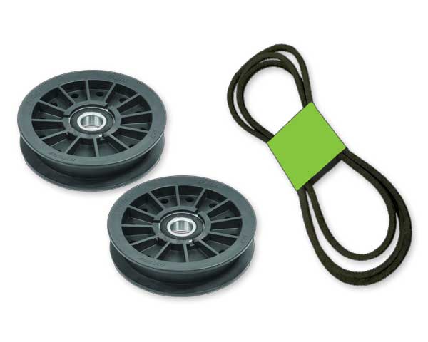 Hustler Fas Trak Pulley Kit (2) Pulleys and (1) Belt Fastrak 44" & 52" 784827 784231