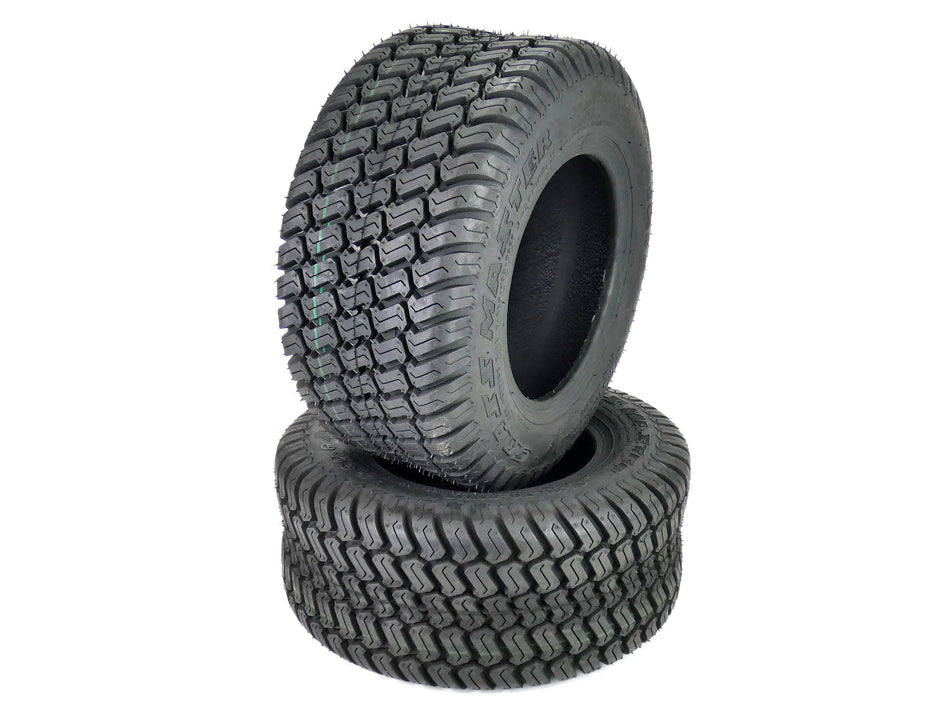 (2) OTR 16x6.50-8 Grassmaster Tread Tires 4 Ply for Lawn and Garden Tractors