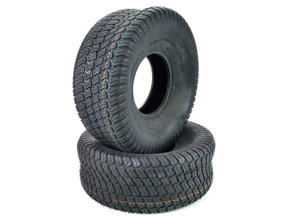 (2) OTR 20x8.00-8 Grassmaster 4 Ply Tires for Lawn Garden Tractor - Zero Turns