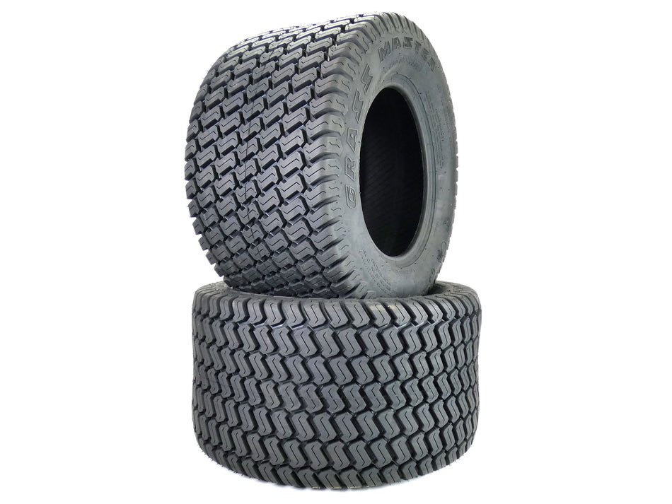 (2) OTR 24x12.00-12 Grassmaster 4 Ply Tires for Zero Turn Mowers