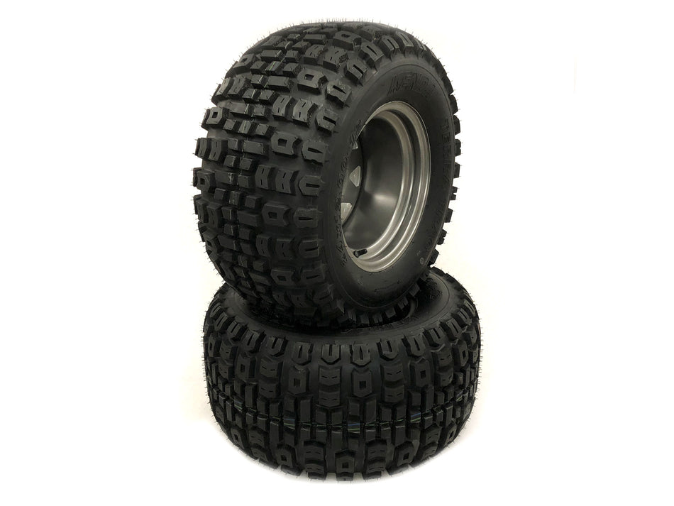(2) All Terrain Tire Assemblies 24x12.00-12 Fits Gravely PT 200 400 60" 72" 07101119