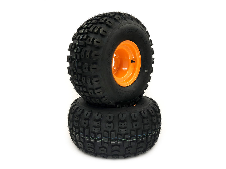 (2) All Terrain Tire Assemblies 20x10.00-8 Fits Scag Freedom Z 48" 52" 481868 483390