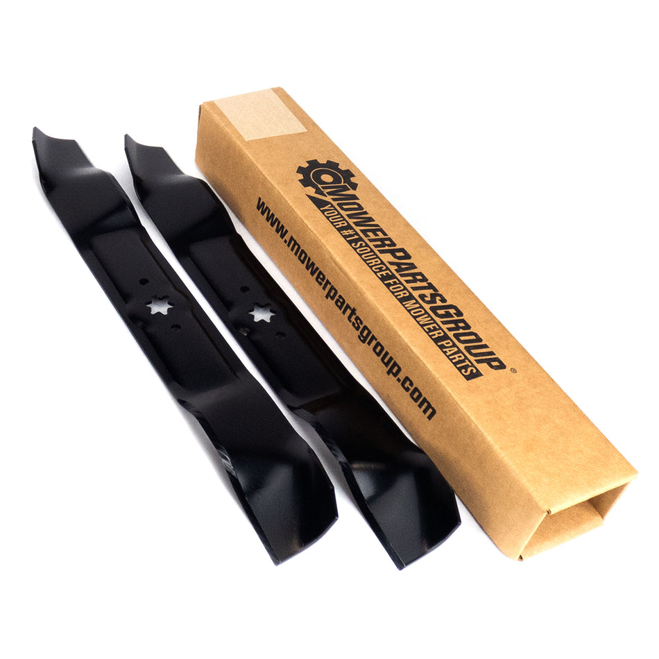 (2) Mulching Blades Compatible With MTD 42" 13AD604G401 742-04126, 742-0616