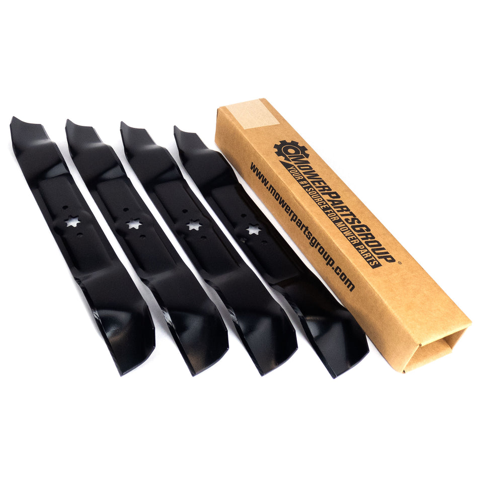 (4) Mulching Blades Compatible With MTD 42" 13AD604G401 742-04126, 742-0616