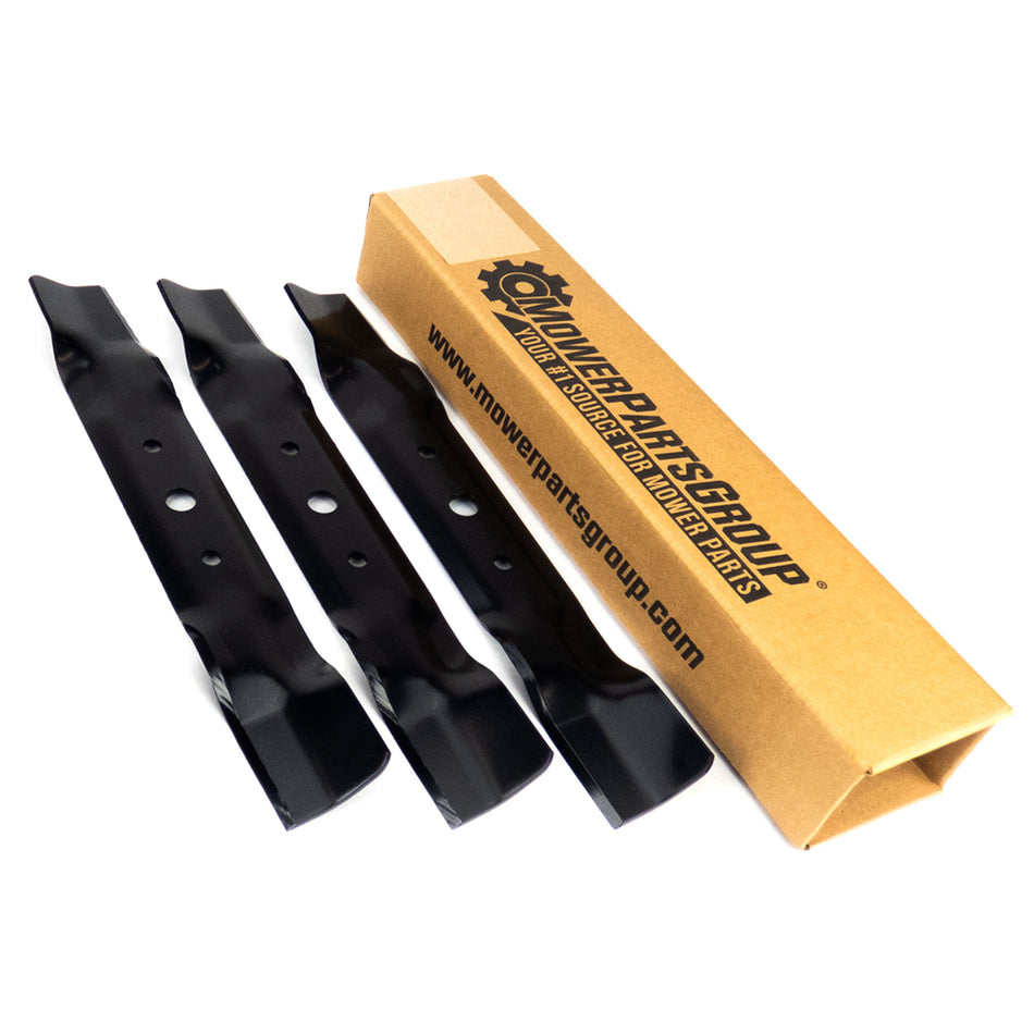 (3) Blades for John Deere 48" L120, L130, L2048 & L2548 GX20250, GY20568