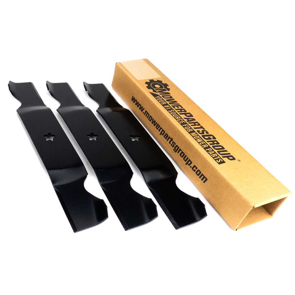 (3) Low Lift Blades for AYP & Husqvarna 54" 594892901, 532187254, 532187255
