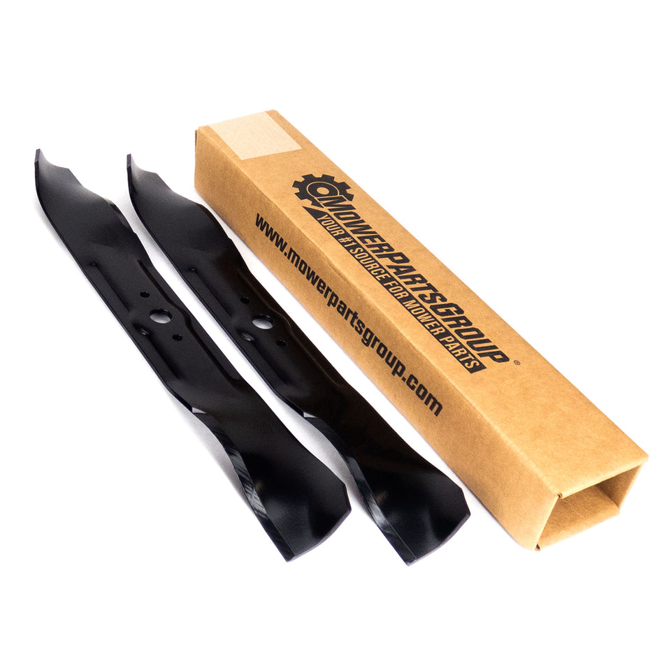 (2) Mulching Blades Compatible With Cub Cadet 742-3033, 759-3830, 742-04101