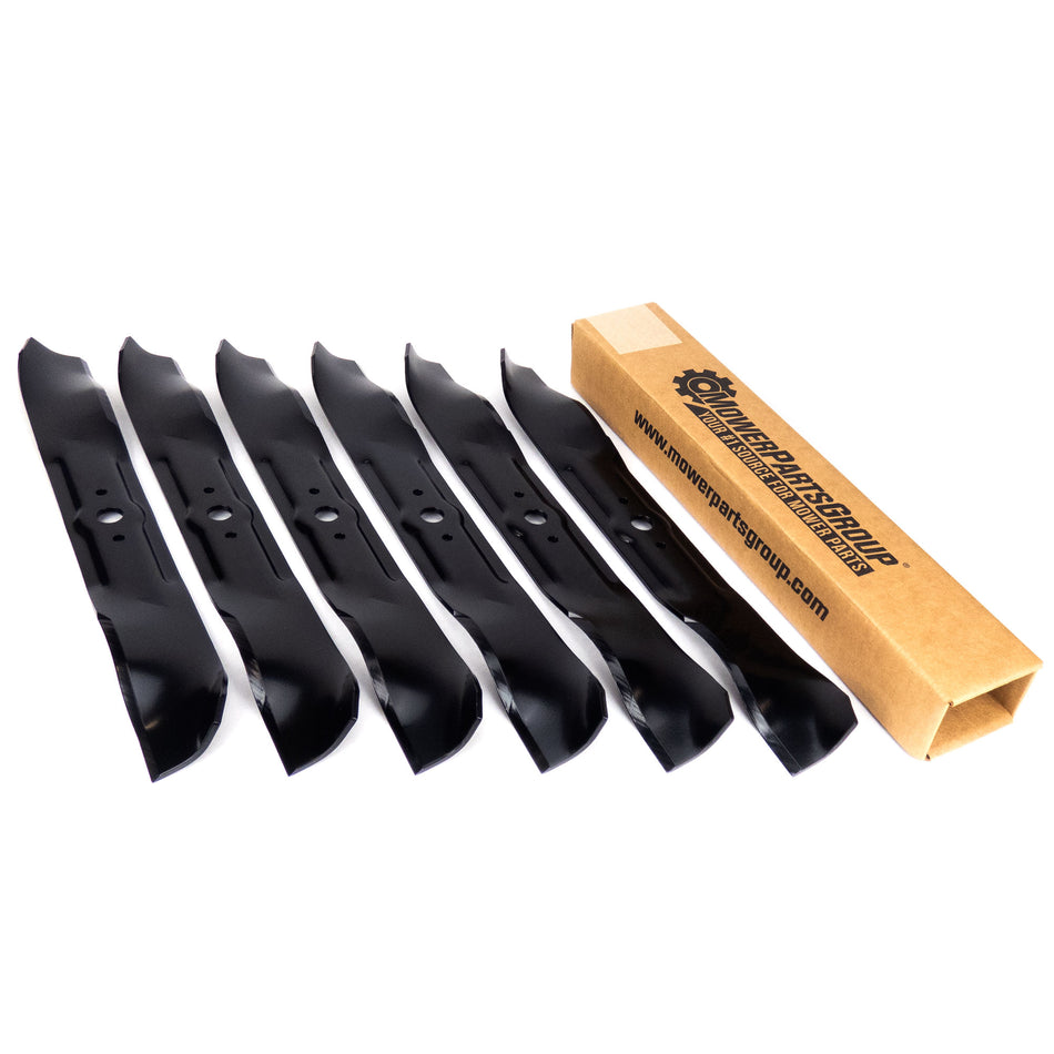 (6) Blades Compatible With Cub Cadet 42" GT1500, LT1000 742-04101 759-04081