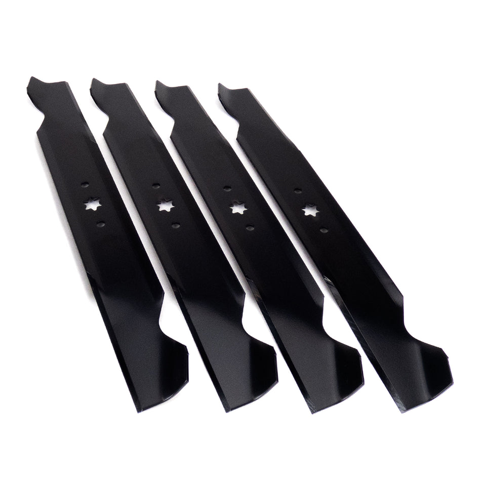 (4) Replacement Blades Compatible With Cub Cadet LTX Series 942-04244