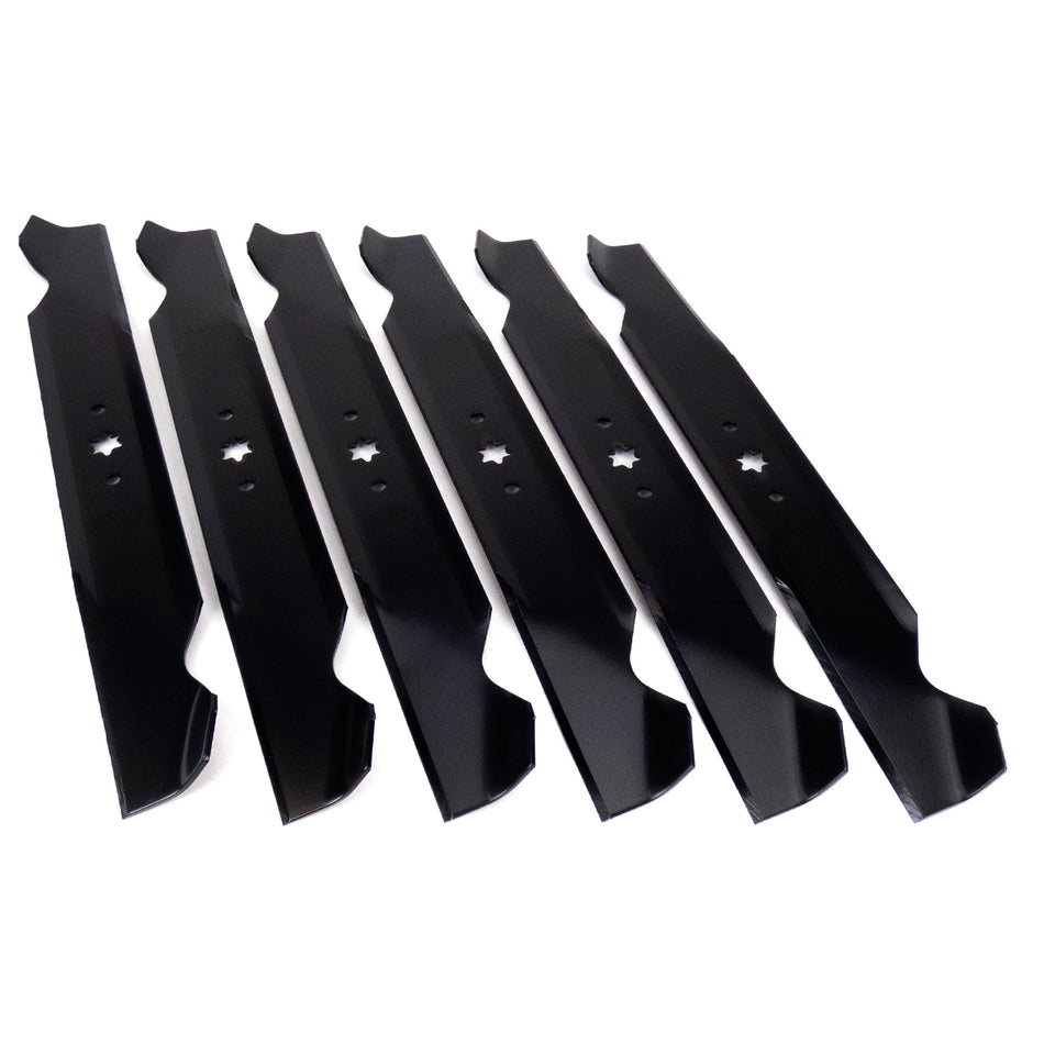 (6) Replacement Blades Compatible With Cub Cadet LTX Series 942-04244