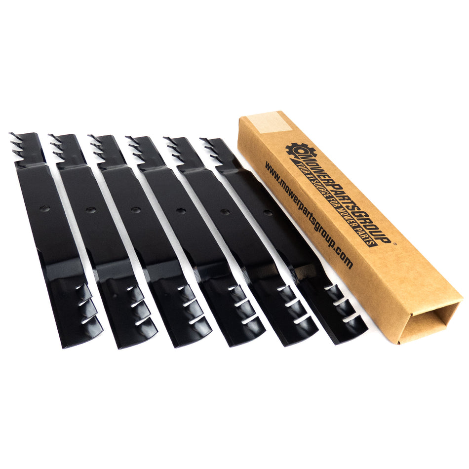 (6) Mulching Blades for John Deere 42" X330, X350, X354, X370, X380 M170642