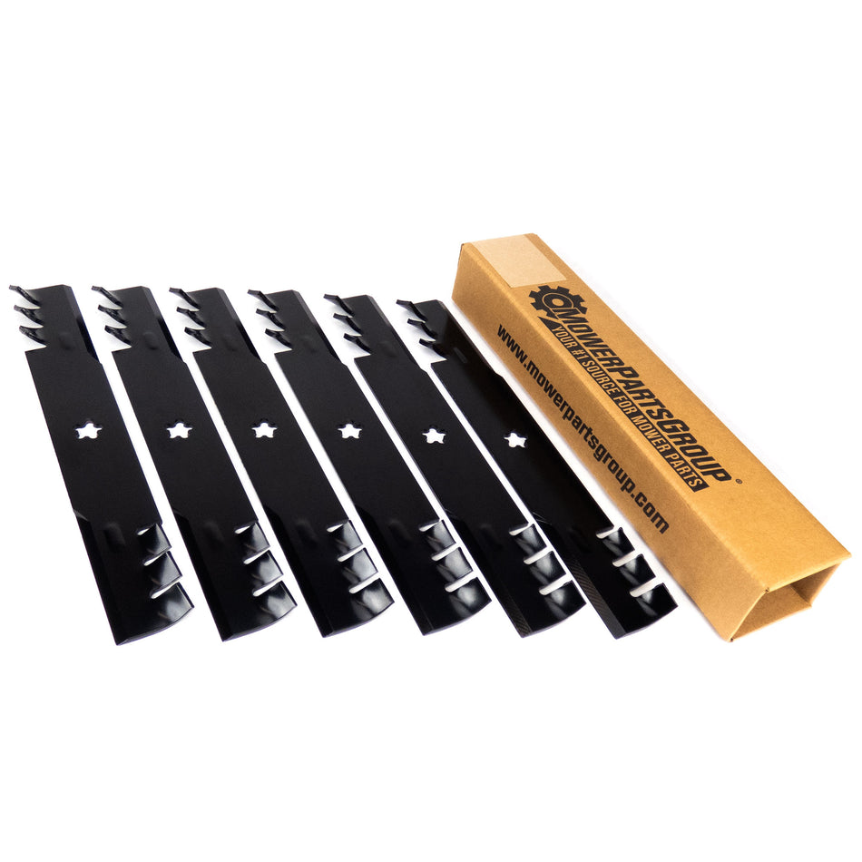 (6) Mulching Blades for Husqvarna 52" GT & GTH Series 575240701, 574870801