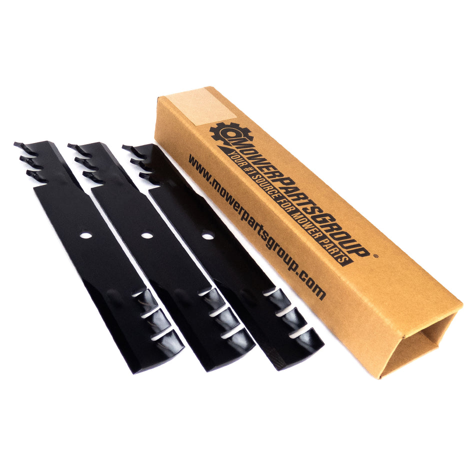 (3) Heavy Duty Mulching Blades Compatible With Ferris 48" 5020843