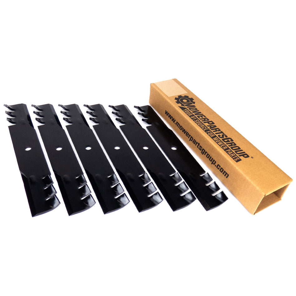 (6) Heavy Duty Mulching Blades Compatible With Ferris 48" 5020843