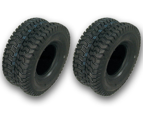 (2) Turf Saver Tires 15x6.00-6 15-6.00-6.00 Lawn Mower Garden Tractor