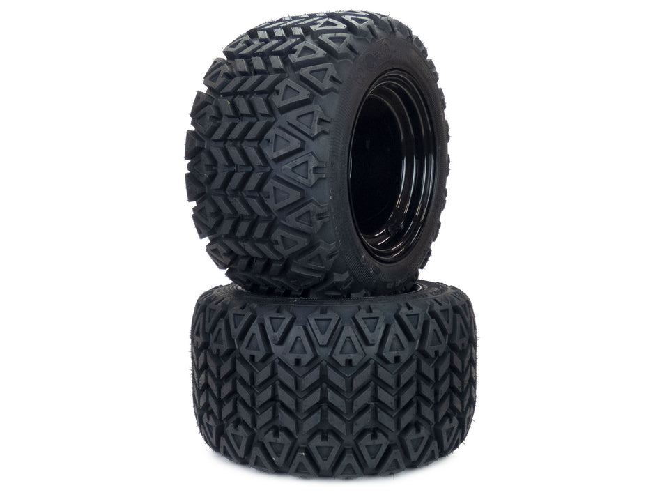 (2) All Terrain Tire Assemblies 18x10.50-10 Fits BigDog Alpha 42" & 52" 604963