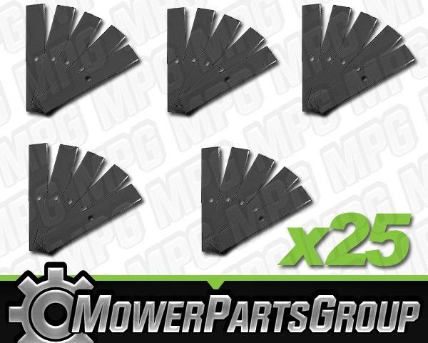 (25) Heavy Duty Edger Blades 10" x 2" Fits Tanaka TLE-500 TLE-550 TLE-600