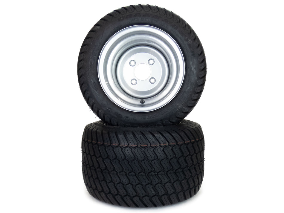 (2) Turf Tire Assemblies 18x10.50-10 Fits Hustler Raptor 52 & Limited 606134