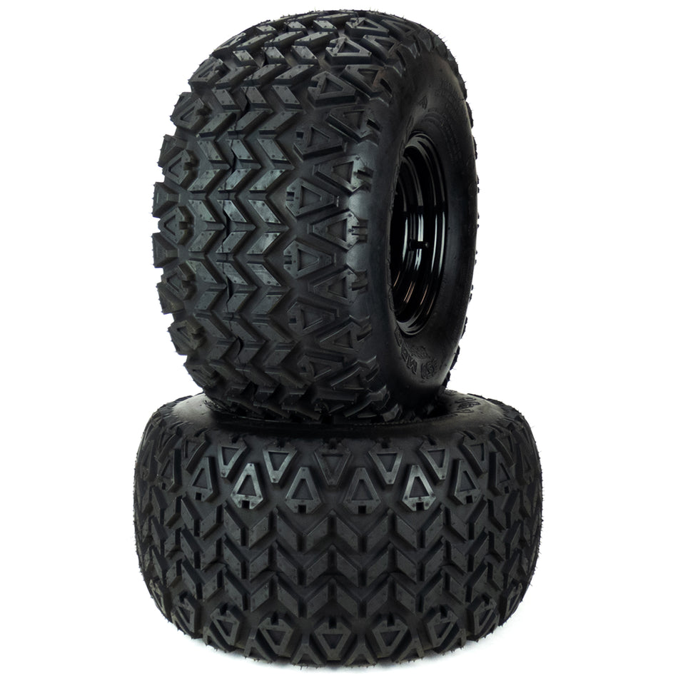 (2) All Terrain Tire Assemblies 20x10.00-8 Compatible With Gravely/Ariens ZTX Ikon XD 52" 60"