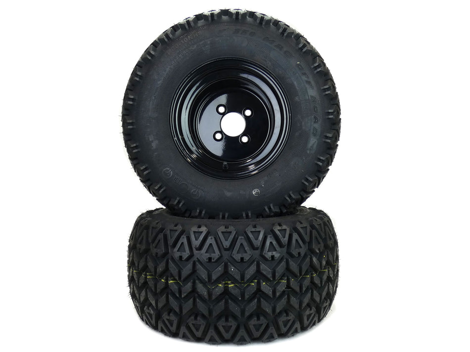 (2) All Terrain Tire Assemblies 22x11.00-10 Fits Gravely Ariens HD ZX Apex Zenith 52" 60" 79110700
