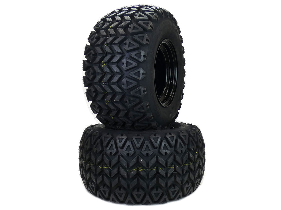 (2) All Terrain Tire Assemblies 22x11.00-10 Fits Gravely Ariens Pro-Turn Z ZX Apex Zenith 52" 60"