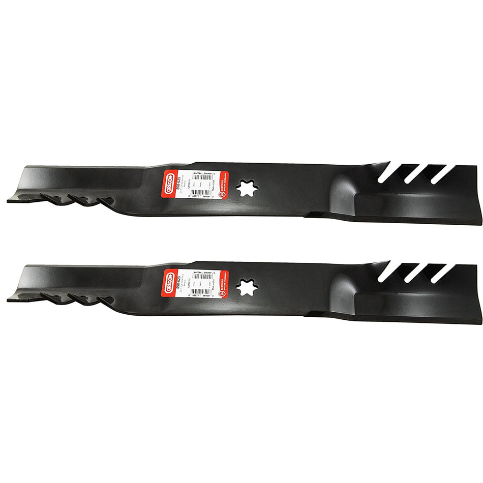 (2) Fusion G5 3-In-1 Mulching Blades Compatible With MTD 742-0616, 942-0616