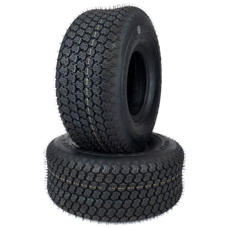 (2) Turf 4 Ply Tires 15x6.00-6 15x6.00x6 15x6x6 15x6-6