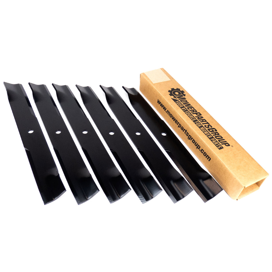 (6) High Lift Blades for Gravely 50" 046998, 087792, 581055501