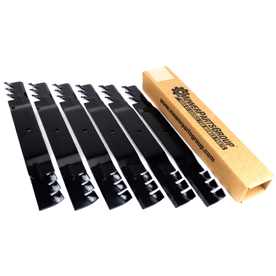 (6) Rotary Copperhead Mower Blades Compatible With Grasshopper 61" 320243