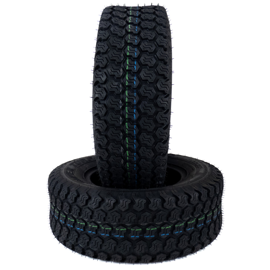 (2) Super Turf Tires K500 4 Ply 21x7.00-10 Zero Turn Mowers