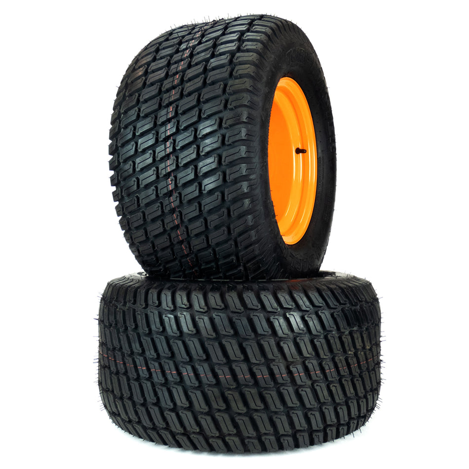 (2) Carlstar/Carlisle Turf Master Tire Assemblies 24x12.00-12 Fits Scag Cheetah 61" 72" 484024