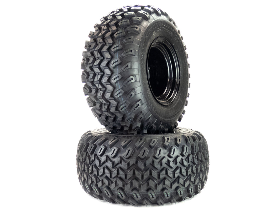 (2) All Terrain Tire Assemblies 22x11.00-10 Fits Gravely Ariens Pro-Turn Z ZX Apex Zenith 52" 60"