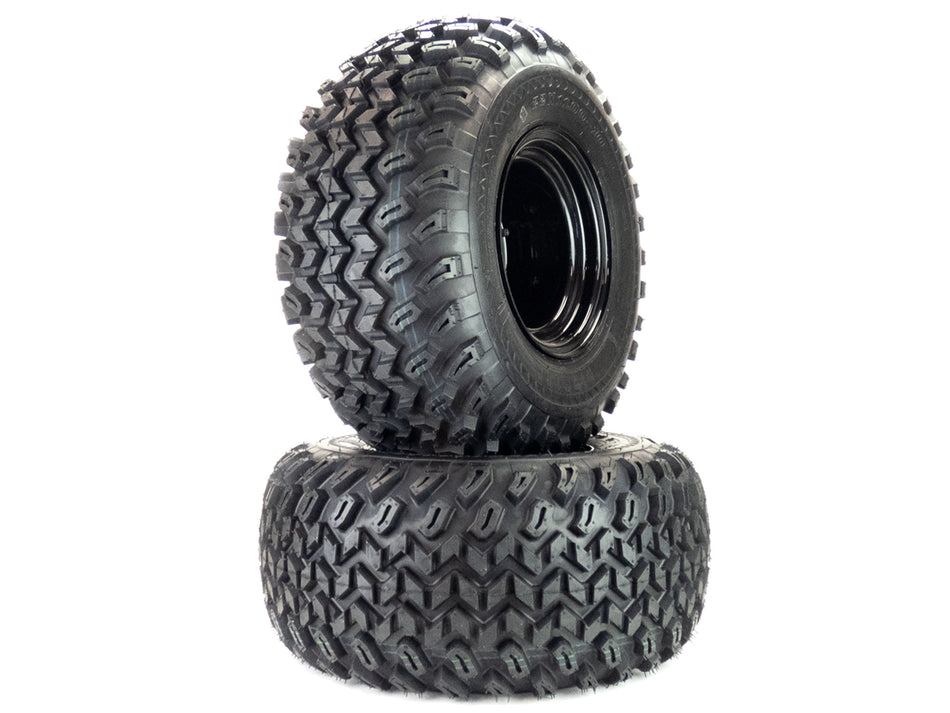 (2) All Terrain Tire Assemblies 22x11.00-10 Compatible With Gravely HD ZX Apex Zenith 52" 60"