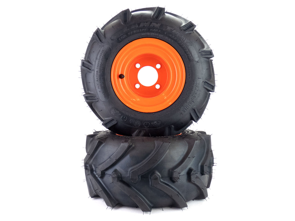 (2) Lawn Trac Tire Assemblies 18x8.50-8 Fits Bad Boy MZ 42" Replaces 022-2050-17