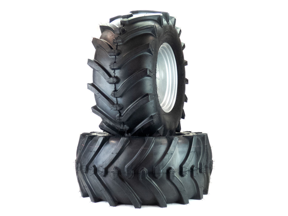 (2) Aggressive Tire Assemblies 26x12.00-12 Fits Hustler Super 88 607647