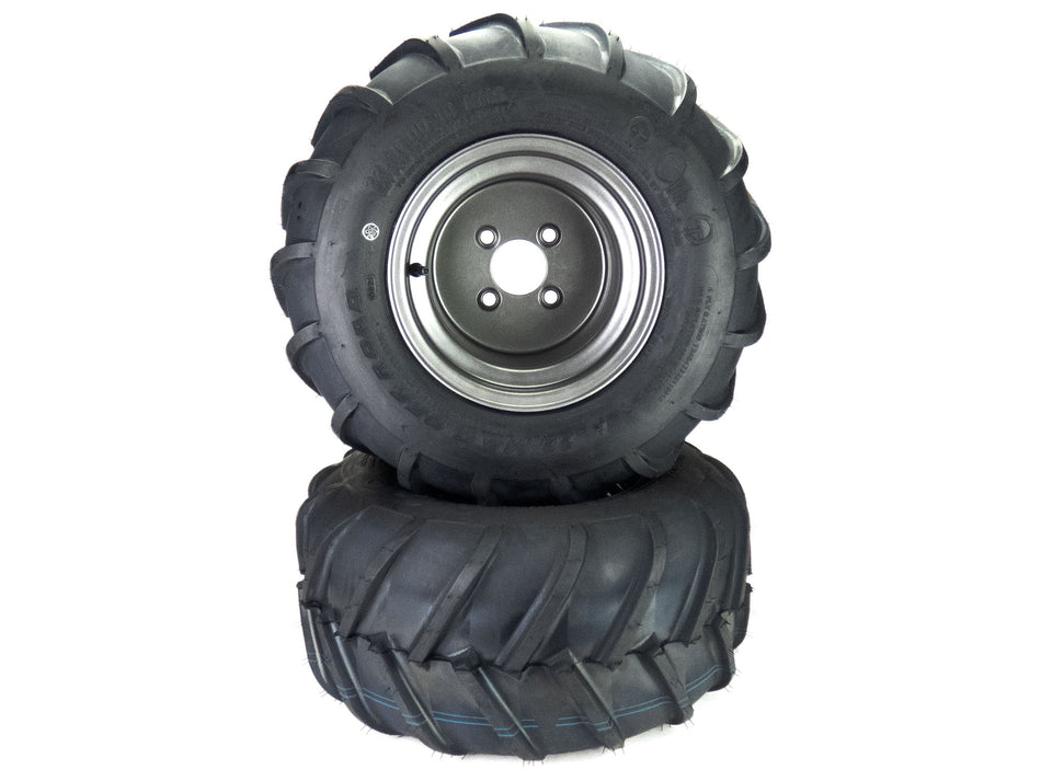 (2) Ariens 22x11.00-10 Aggressive Tire Assemblies fits HD ZX Apex Zenith 52" 60"