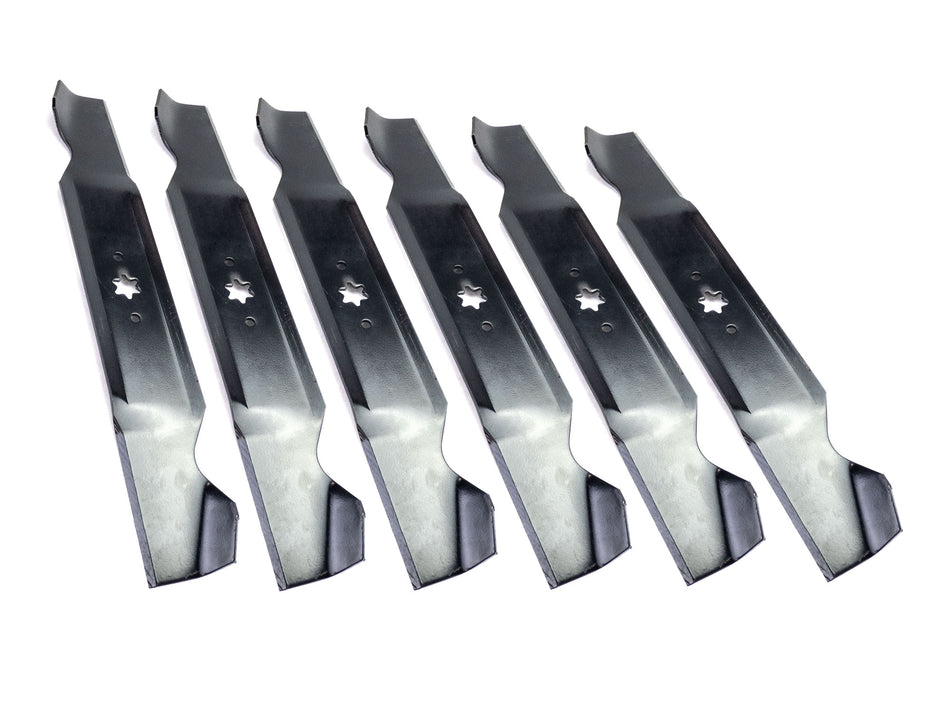 (6) Blades Compatible With MTD 38" 742-0610, 742-0610A, 942-0610, 942-0610A, 942-0654