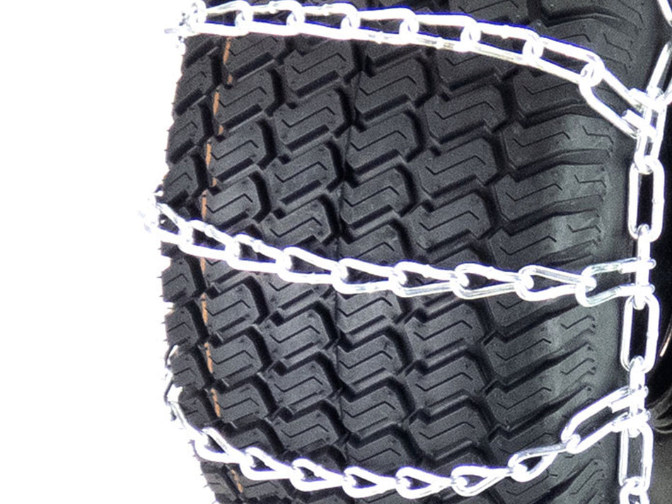 2-Link Tire Chains Snow/Mud 20x8.00-8 20x8.00-10 20x9.00-8 21x7.00-10