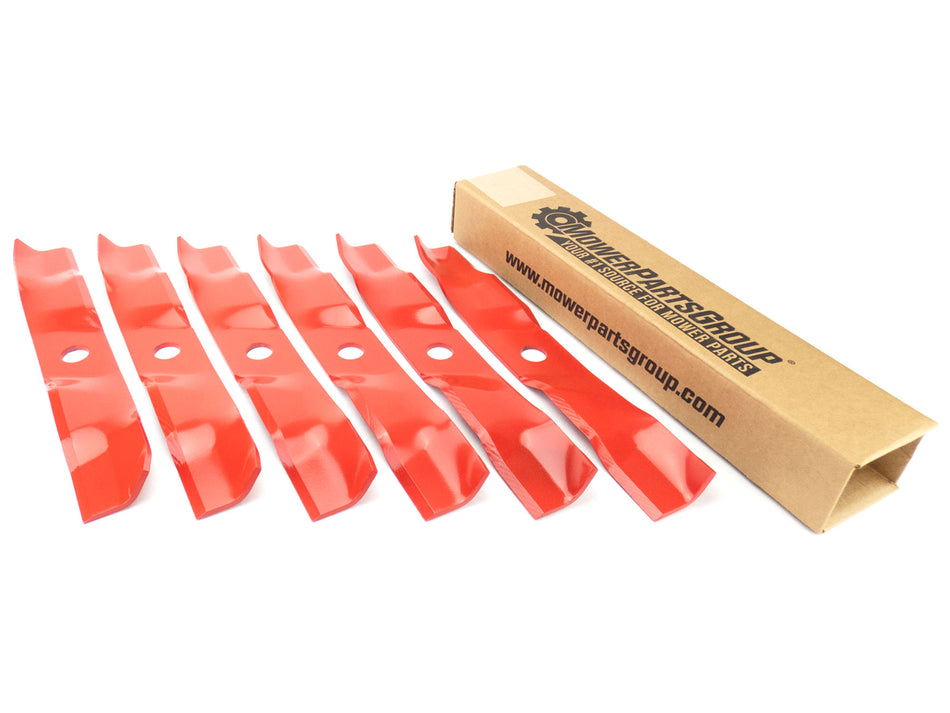 (6) Mulching Blades for Exmark 48" Laser Z - 103-6391, 103-6391-S