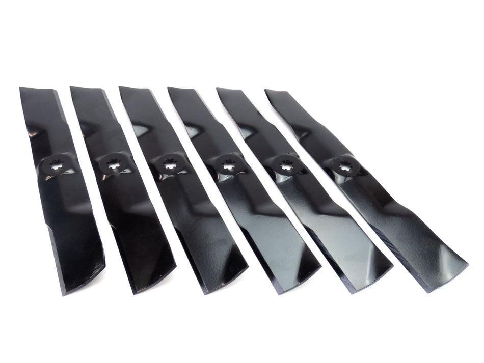 (6) Blades for 54" D170, G110, LA150, LA175 GX21380, GY20679, GY20684