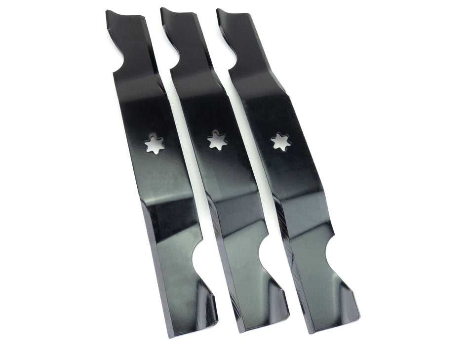 (3) Blades Compatible With Cub Cadet 50" RZT Series 742-04053, 942-04053A