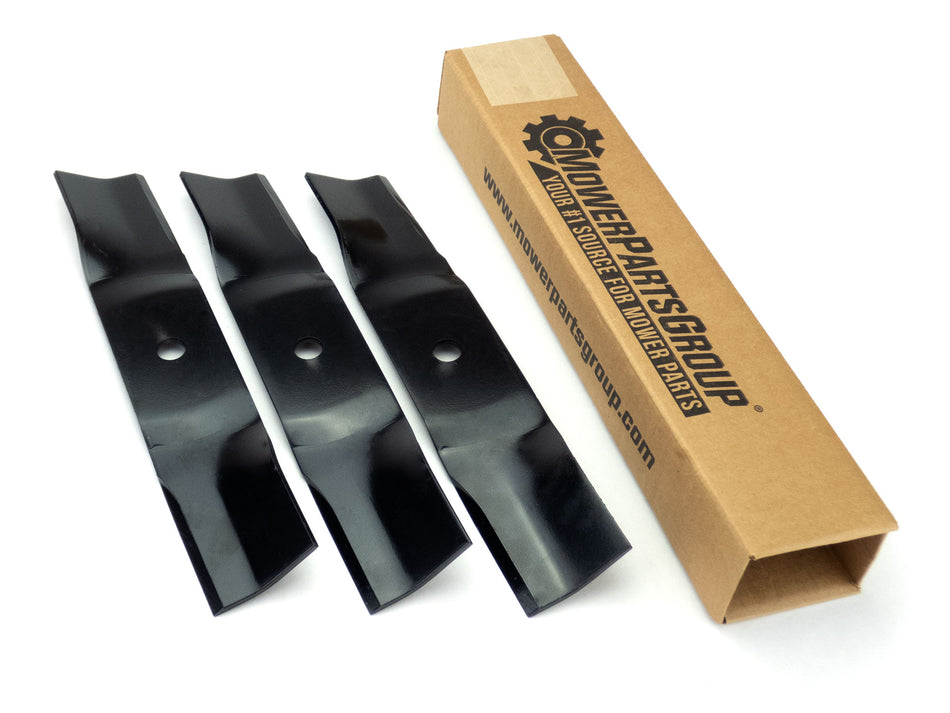 (3) High Lift Blades Compatible With Cub Cadet 44" Z Force 01008616, 02005020