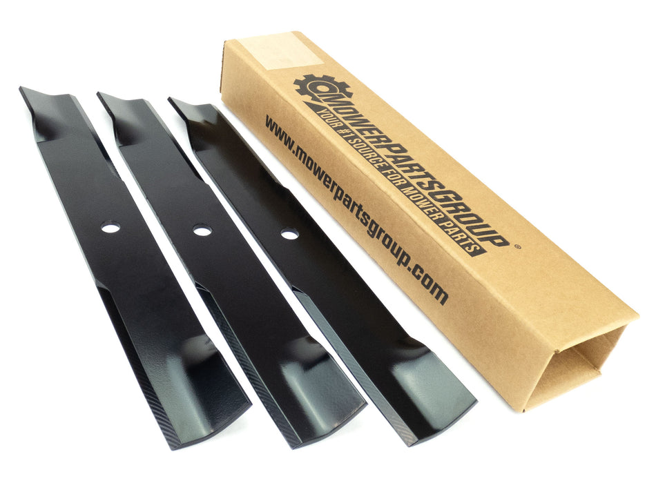 (3) Excel Replacement Lawn Mower Blades 601124 797696 Hustler